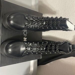 Fashion Nova Combat Boots